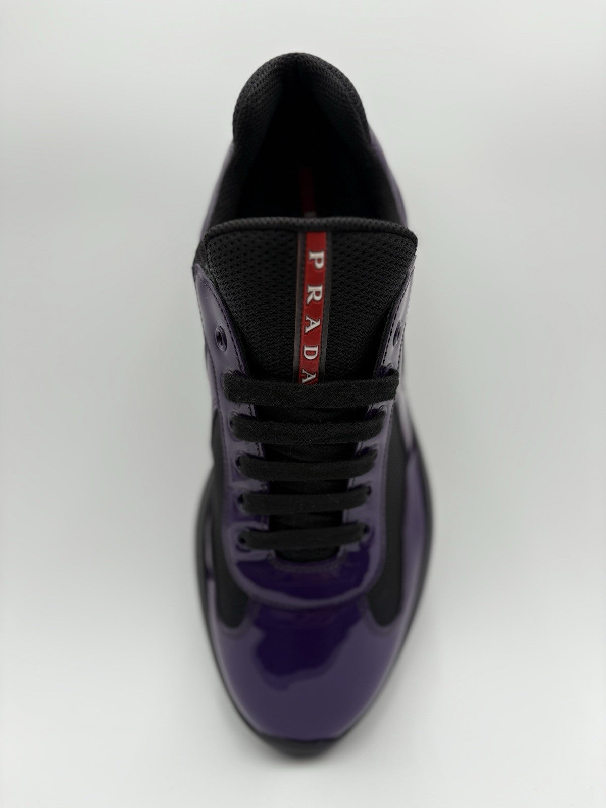 Size 8 UK (9 US) - Prada Americas Cup ' Violet Black ' | SUPER CLEAN!