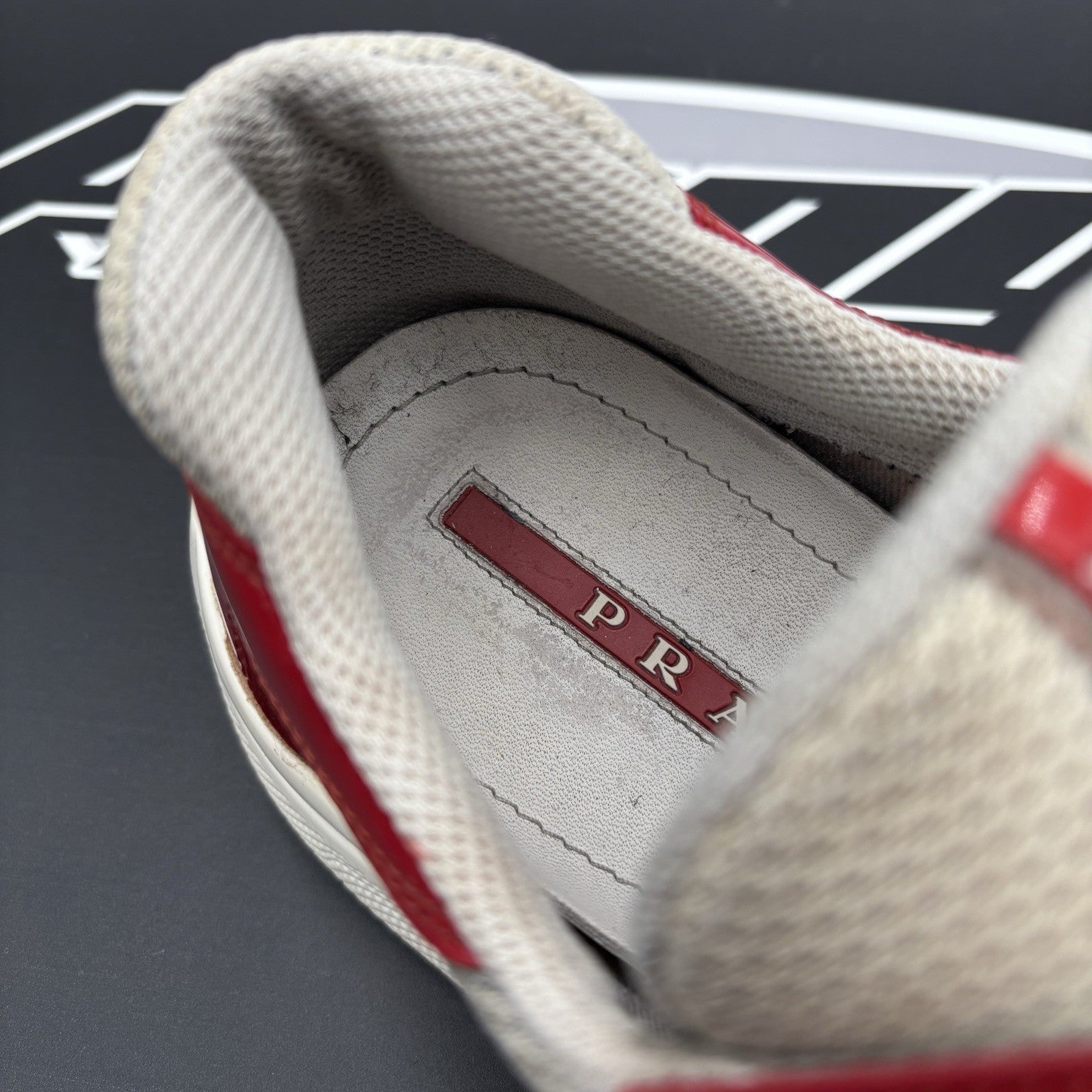 Size 9 UK (10 US) - Prada Americas Cup ' Red, White '