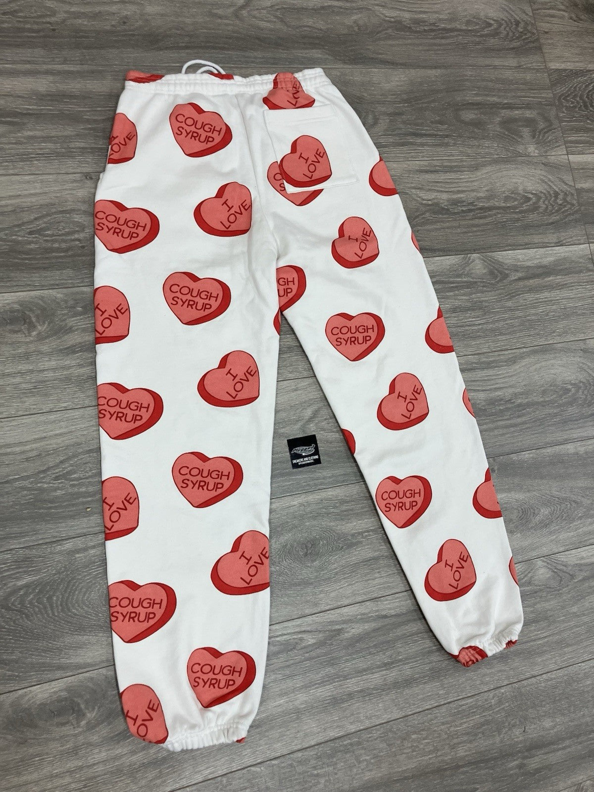 Size L - Thats A Awful Lot Of Cough Syrup Sweatpants ' Valentines ' | RARE | NEW