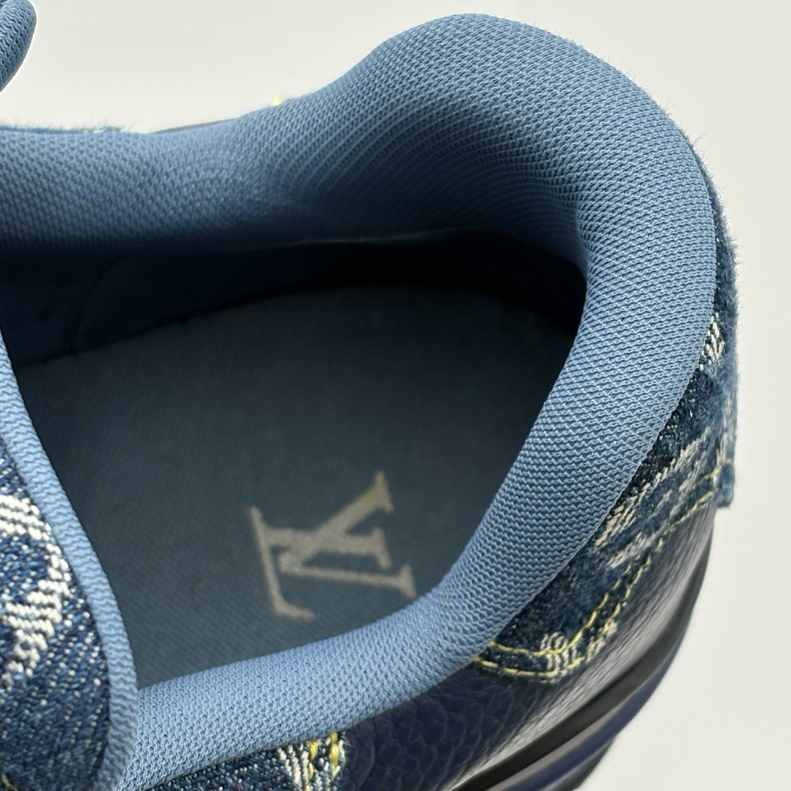 Size 11 LV (12-12.5 US) Louis Vuitton Trainer ' Monogram Navy ' | GREAT COND!