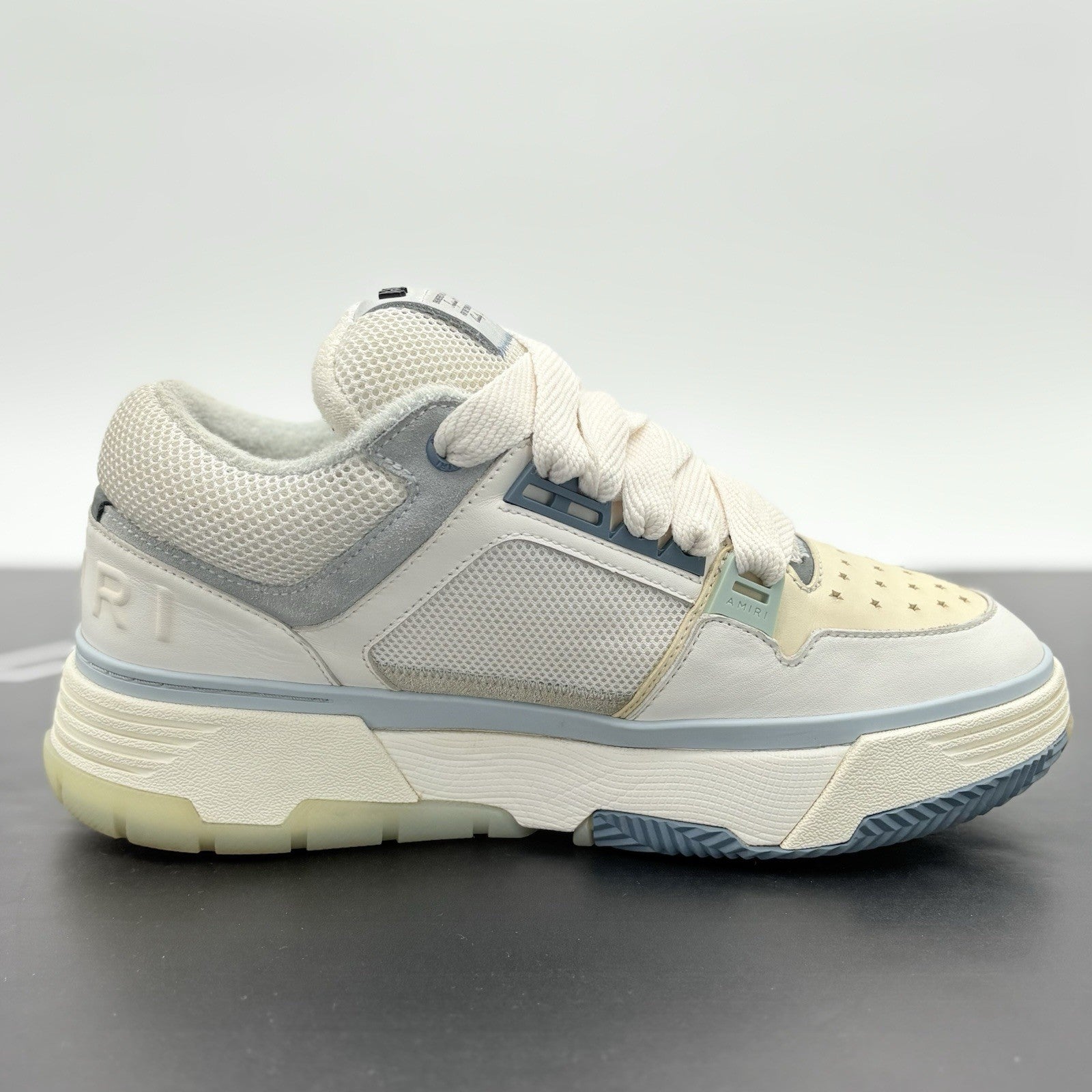 Size 44 (11 US) Amiri MA-1 ' White Blue ' | GOOD CONDITION!