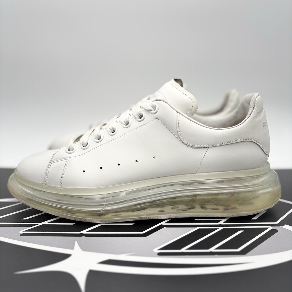 Size 45 EU (12 US) - Alexander McQueen ‘ White Clear Sole ‘