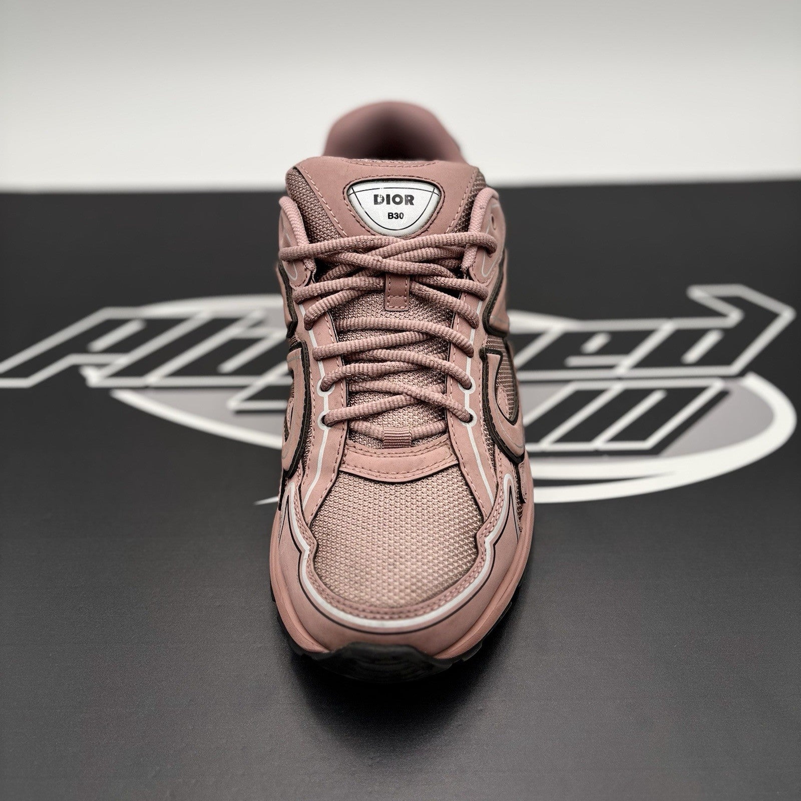 Size 44 (11 US) - Dior B30 Reflective Sneaker ' Rust Pink ' | GOOD CONDITION!