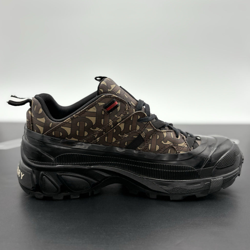 Size 40.5 (7.5 US) Burberry Arthur Low-Top  ' Monogram Print ' | GREAT CONDITION