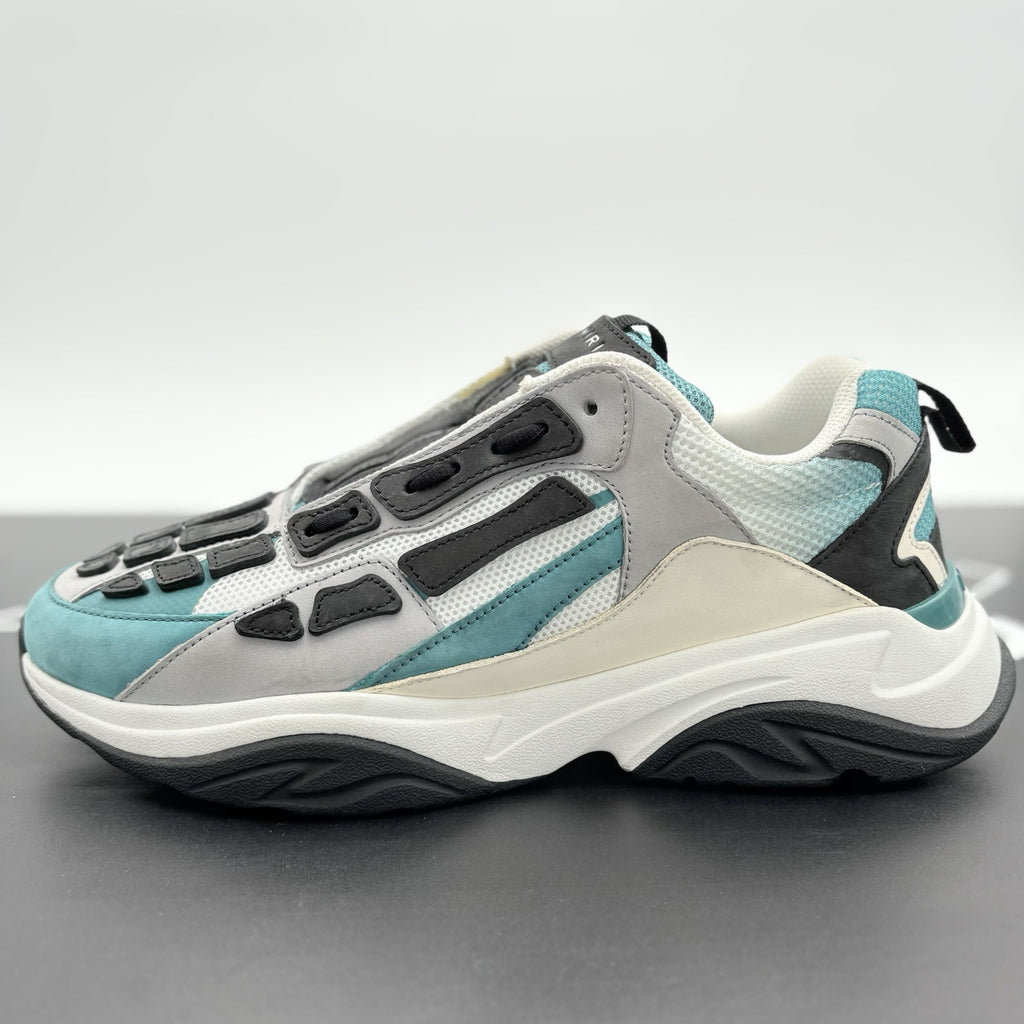 Size 44 (11 US) Amiri Bone Runner ' White Black Blue Grass ' | SUPER CLEAN!