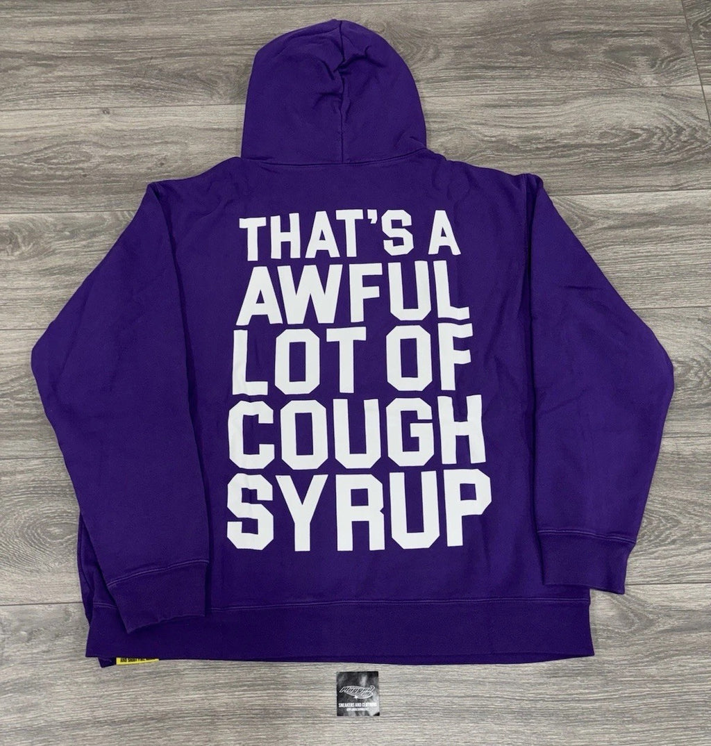 Size S - Awful Lot Of Cough Syrup Hoodie ‘ Purple ‘ | BRAND NEW!