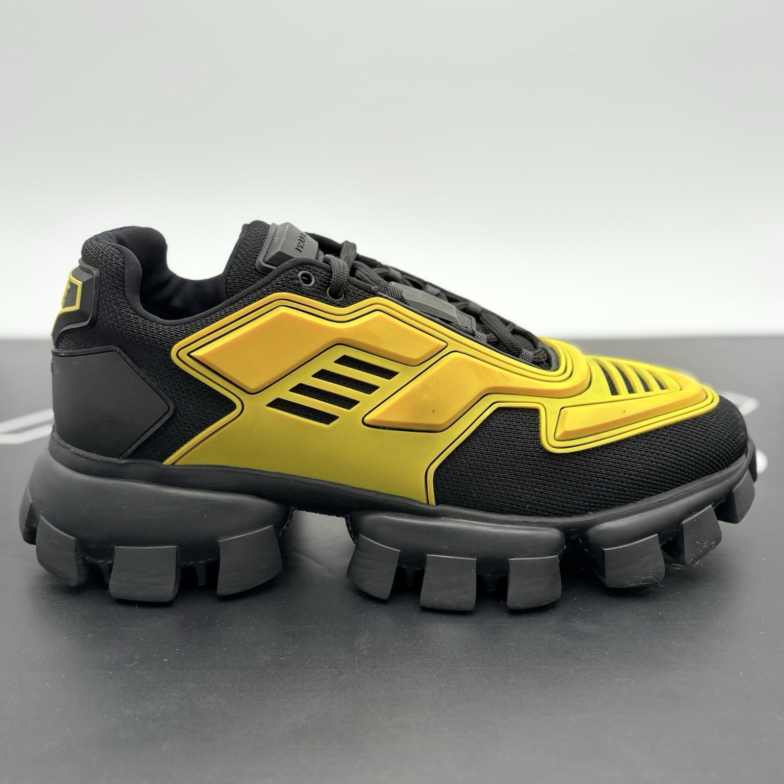 Size 9 UK 10 US) - Prada Cloudbust Thunder ' Yellow Black ' | SUPER CLEAN!