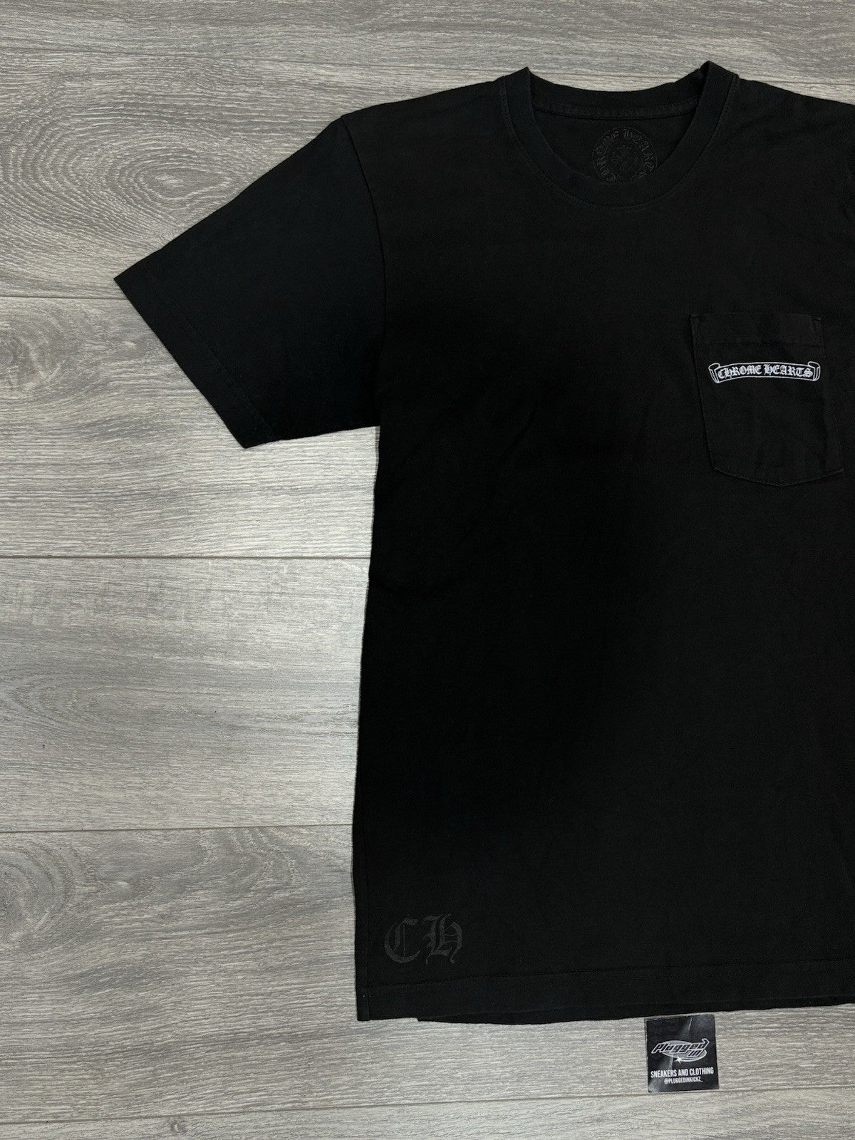Size Medium - Chrome Hearts Scroll Logo T-Shirt ' Black ' | GREAT COND!