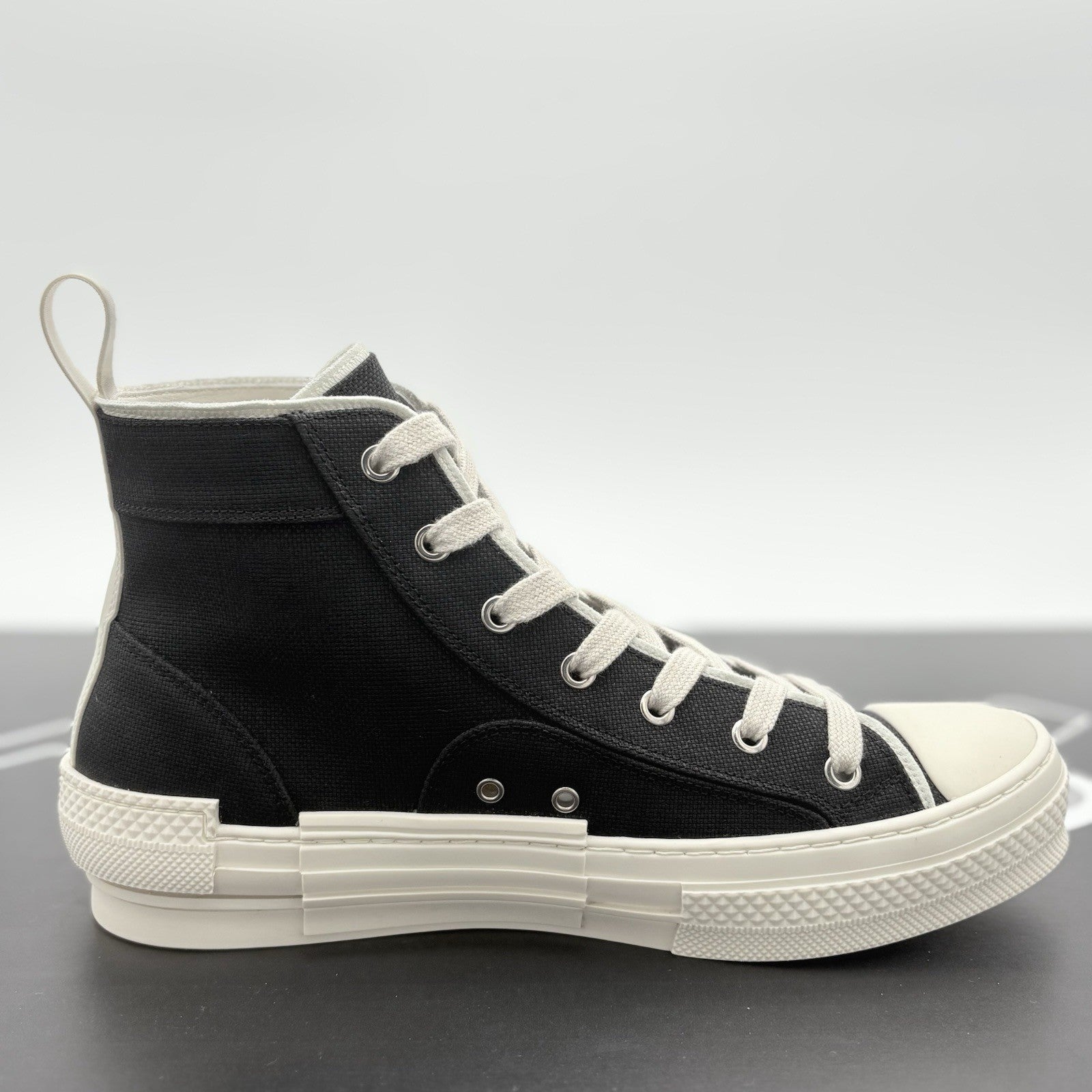 Size 41 (8 US) Dior B23 X Cactus Jack High Canvas ' Black ' | SUPER CLEAN!