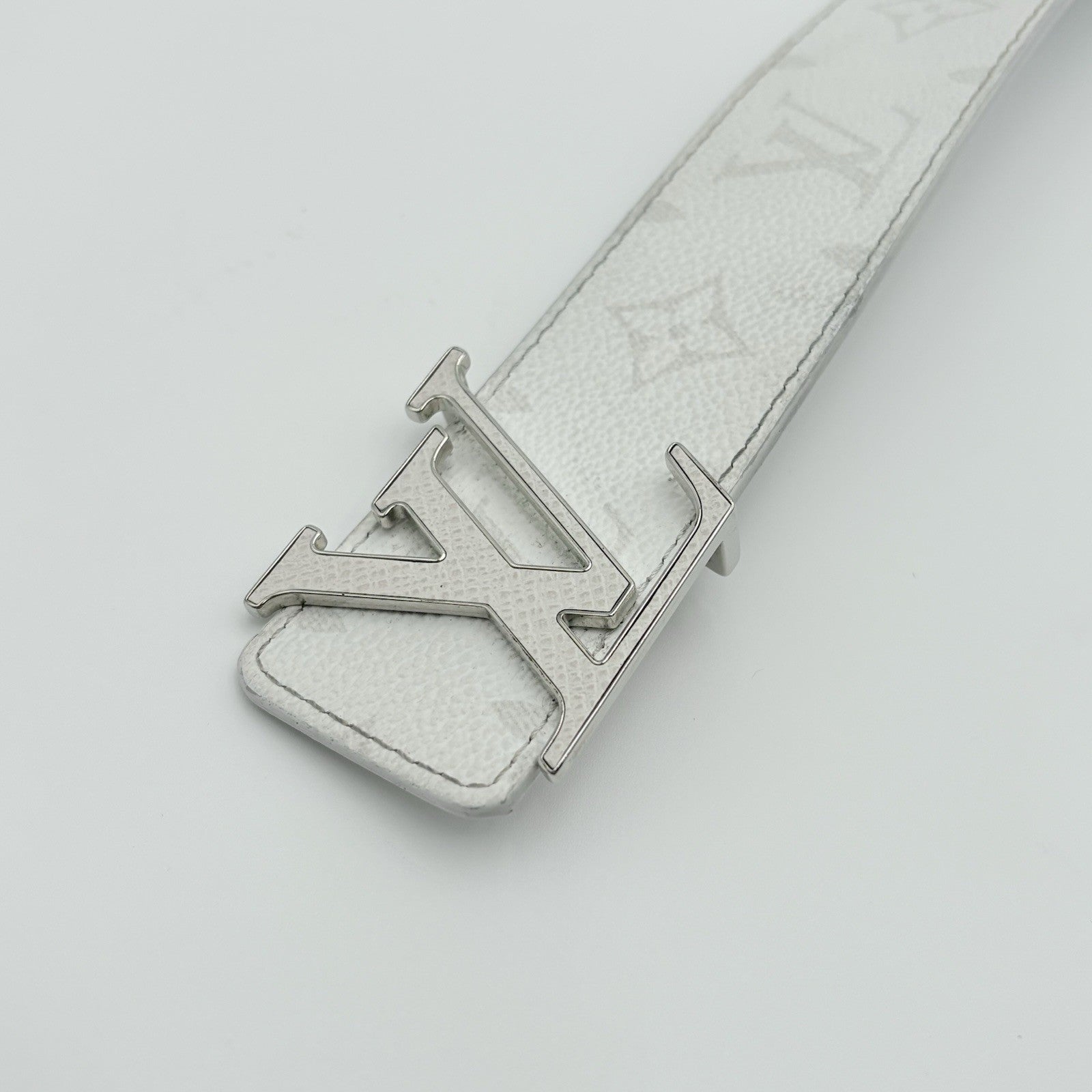 Louis Vuitton Monogram Heritage Belt ' White '