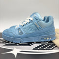 Size 9.5 LV (10.5-11 US) - Louis Vuitton Trainer ' Sky Blue ' | GREAT!
