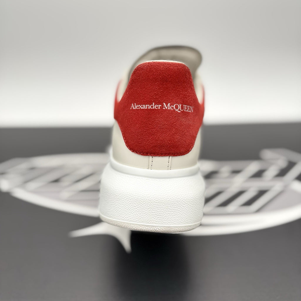 Size 41.5 (8.5 US) Alexander McQueen Oversized ‘ White, Red ' | GOOD COND!