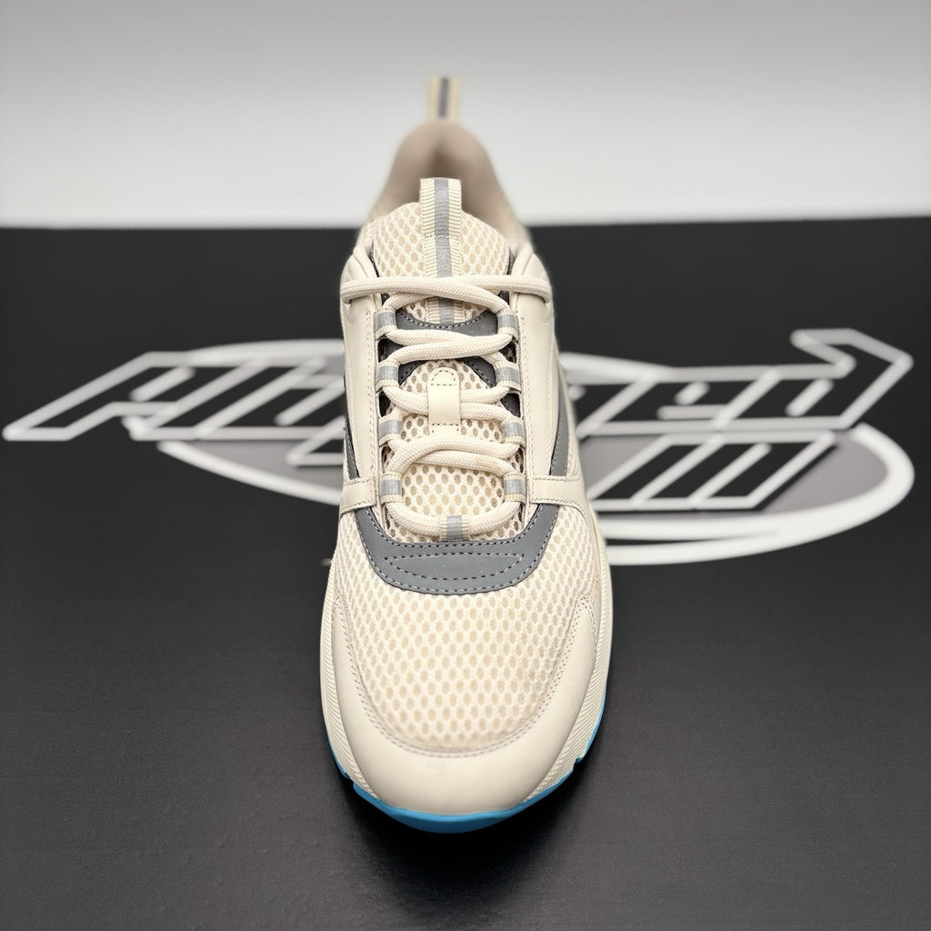 Size 43 (10 US) - Dior B22 Sneaker ' Cream, Light Blue ' | SUPER CLEAN!
