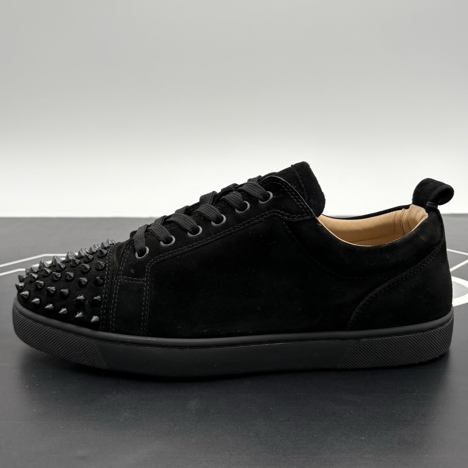 Size 41 (8 US) Christian LouBoutin Louis Junior  Spikes ' Black ' | GOOD COND!