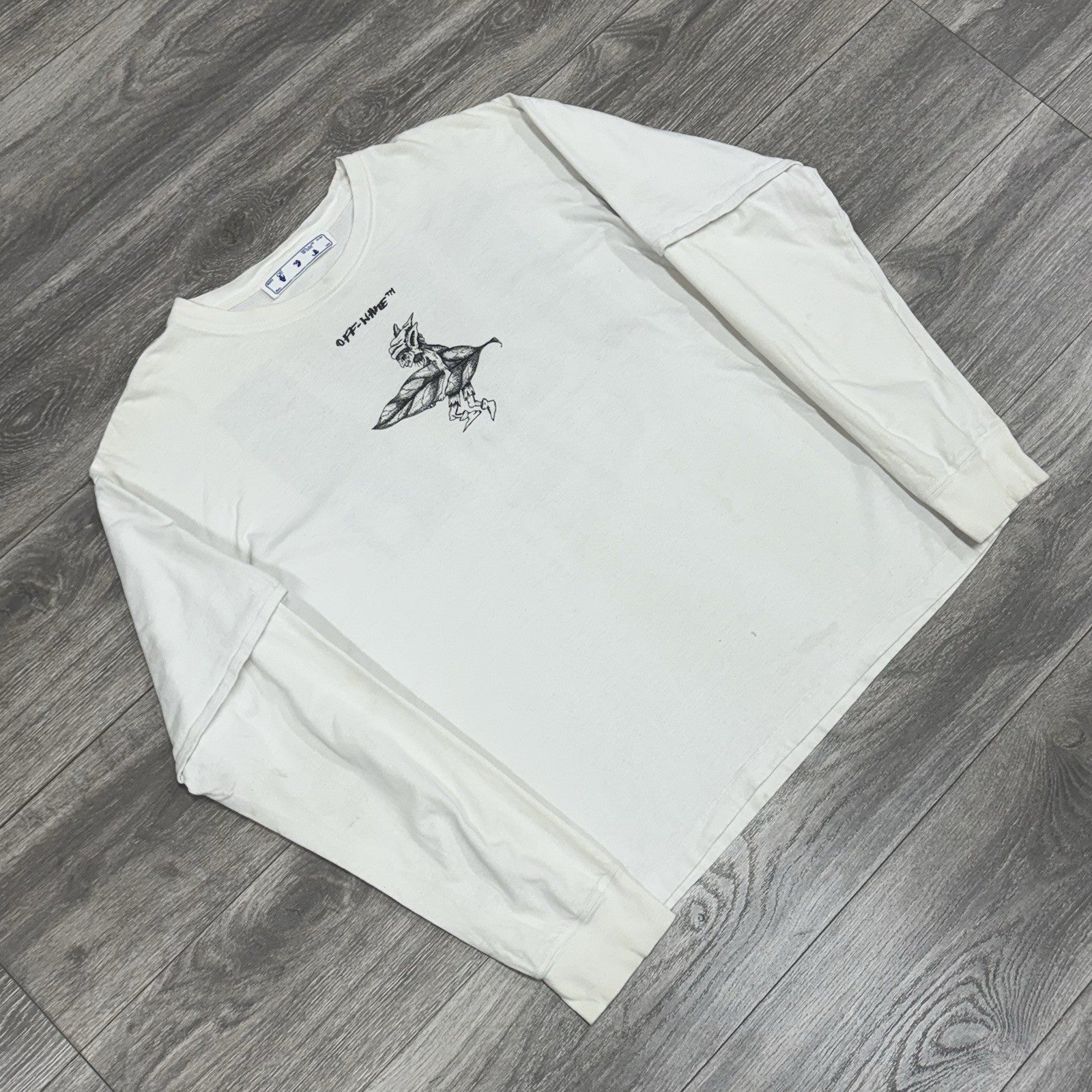 Size Large - Off White Goblin Shadow Long Sleeve Shirt