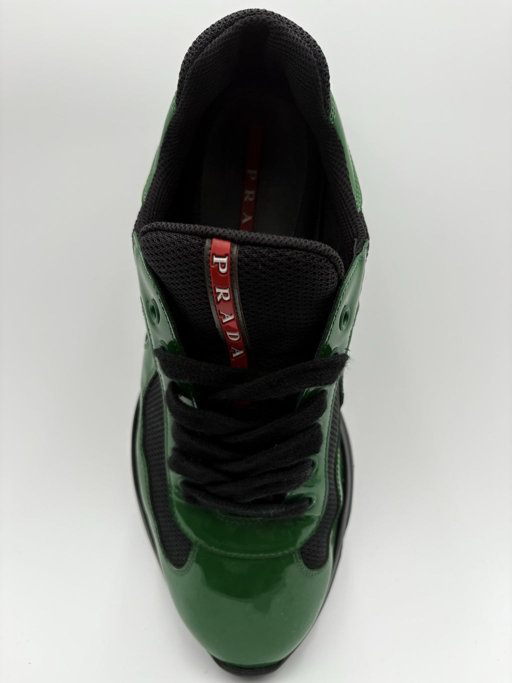 Size 8.5 UK (9.5 US) - Prada Americas Cup ' Green Black ' | GOOD CONDITION!