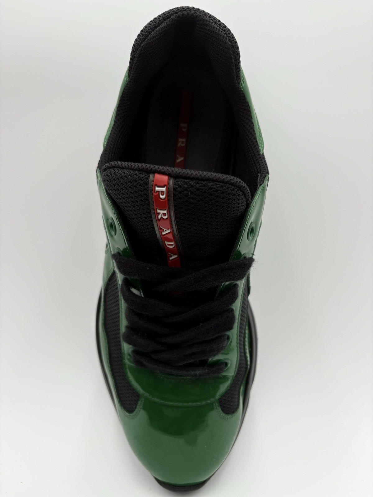 Size 8.5 UK (9.5 US) - Prada Americas Cup ' Green Black ' | GOOD CONDITION!