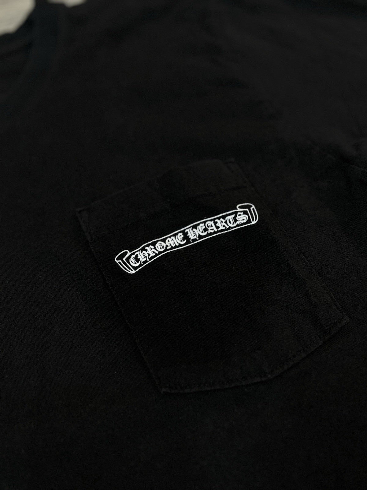 Size Medium - Chrome Hearts Scroll Logo T-Shirt ' Black ' | GREAT COND!