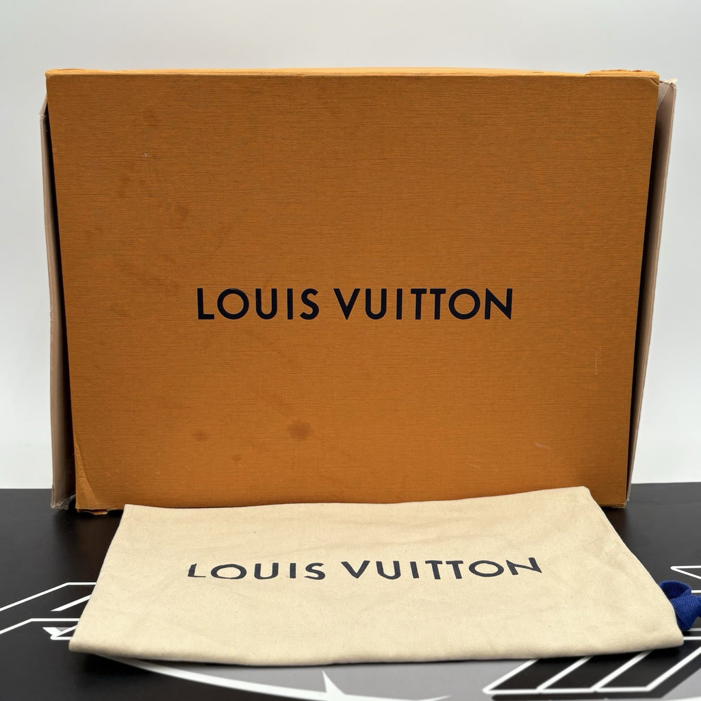 Size 8 LV (US 9-9.5) Louis Vuitton Trainer ' Damier Denim ' | GOOD CONDITION!
