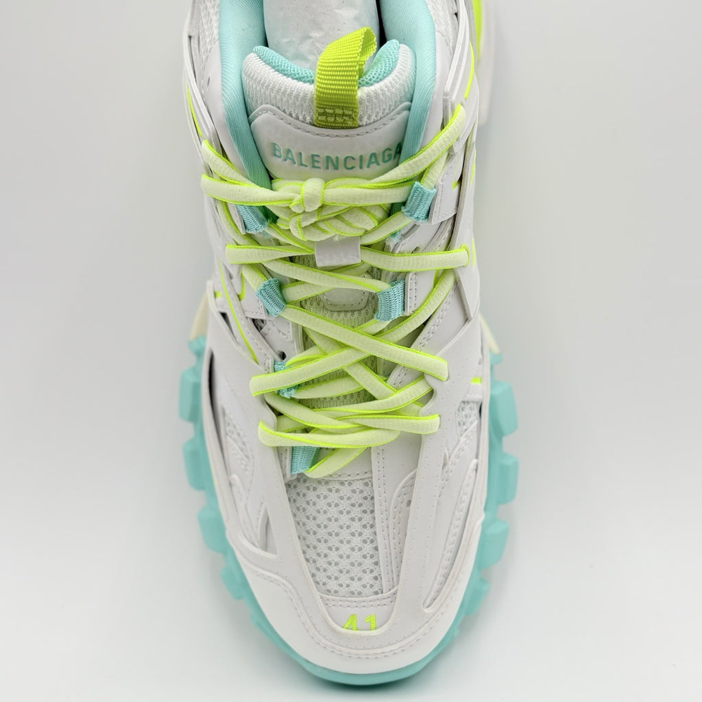 Size 41 (8 US) - Balenciaga Track ' White Yellow Blue ' | BRAND NEW!