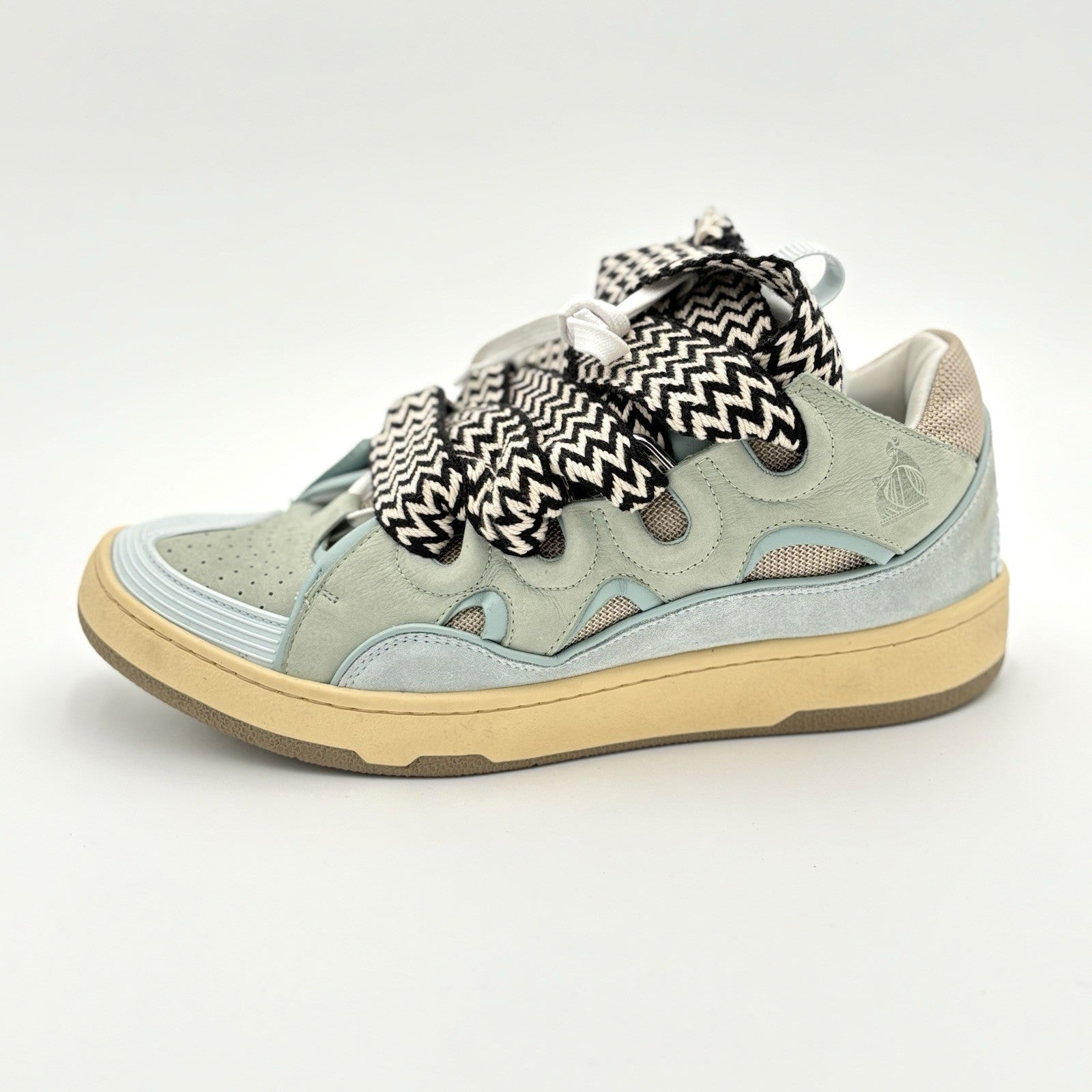 Size 41 (8 US) - Lanvin Curb Sneaker ' Light Blue ' | WORN ONCE!
