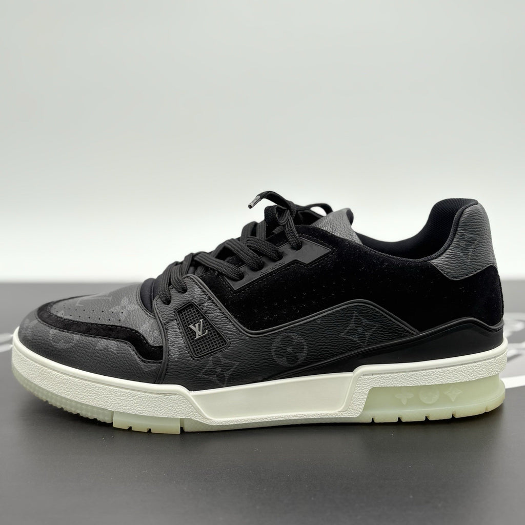Size 8 LV (9-9.5 US) Louis Vuitton Trainer ' Black Monogram ' | GREAT CONDITION!