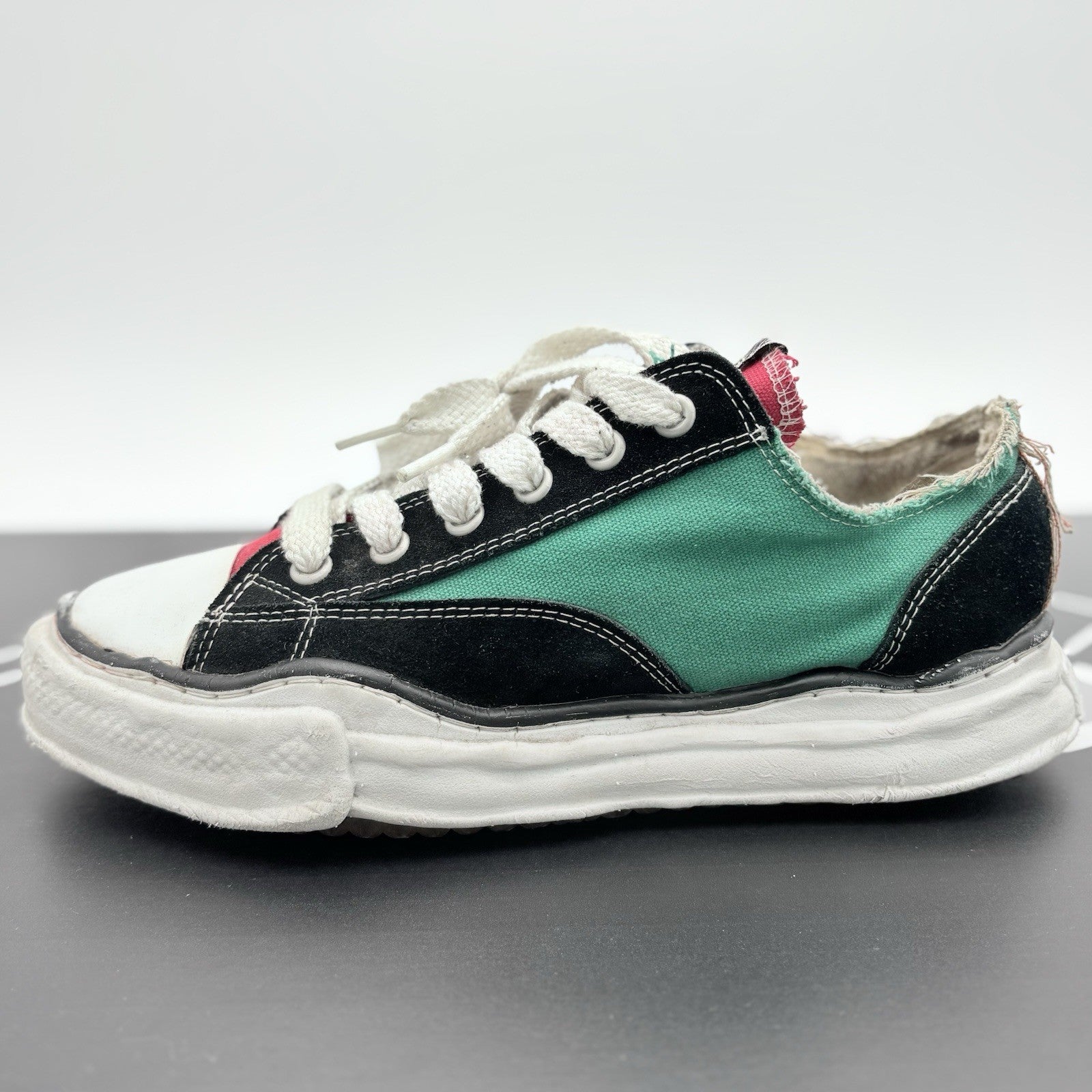 Size 44 (11 US) Maison Mihara Yasuhiro OG Sole Canvas ' Multi Color '