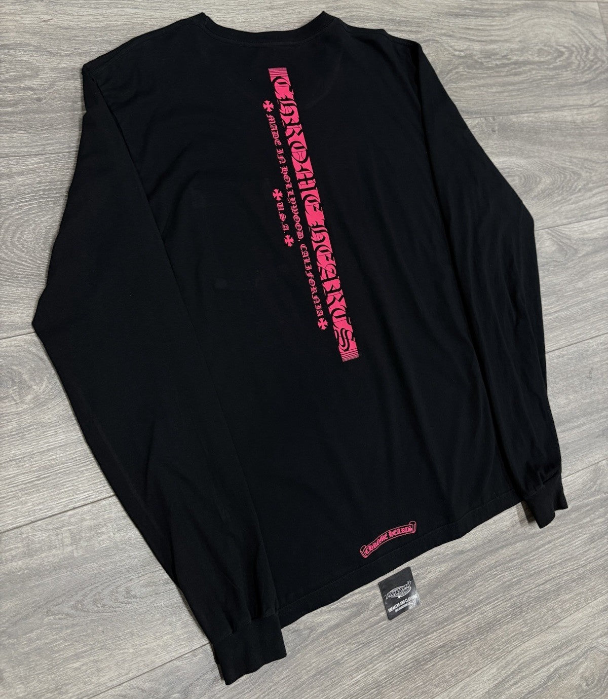 Size Large - Chrome Hearts Made In Hollywood Long Sleeve ' Black Pink ' | CLEAN!
