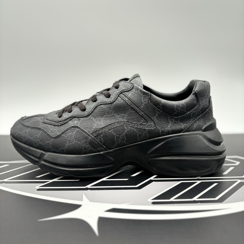 Size 10 G (10.5 US) - Gucci Rhyton ' Monogram Black ' | GREAT CONDITION!