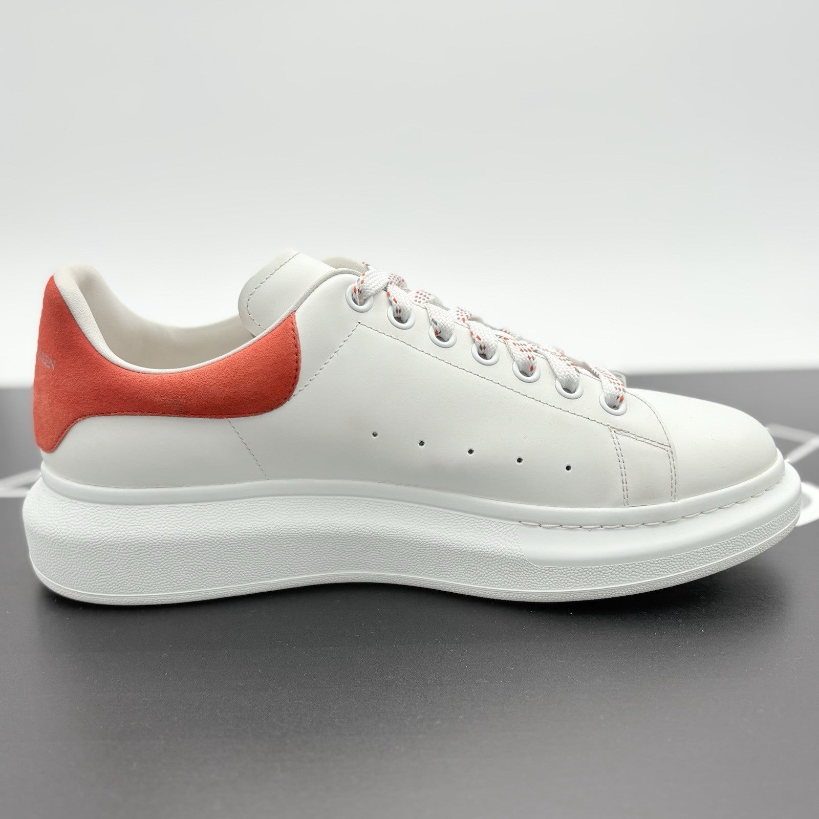 Size 45 (12 US) Alexander McQueen Oversized ' White Orange ' | GREAT CONDITION!