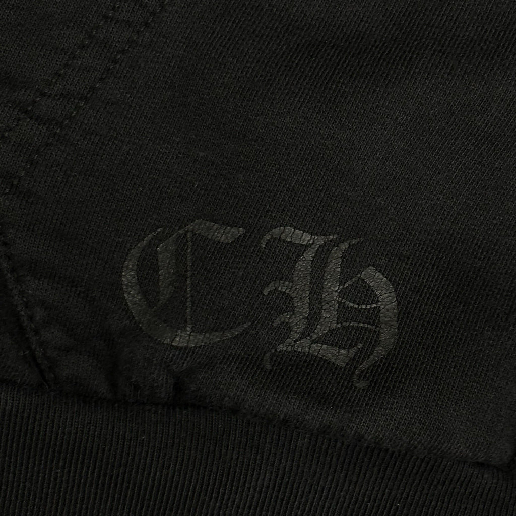 Size S - Chrome Hearts T Logo FU Shoulder Hoodie ' Black '