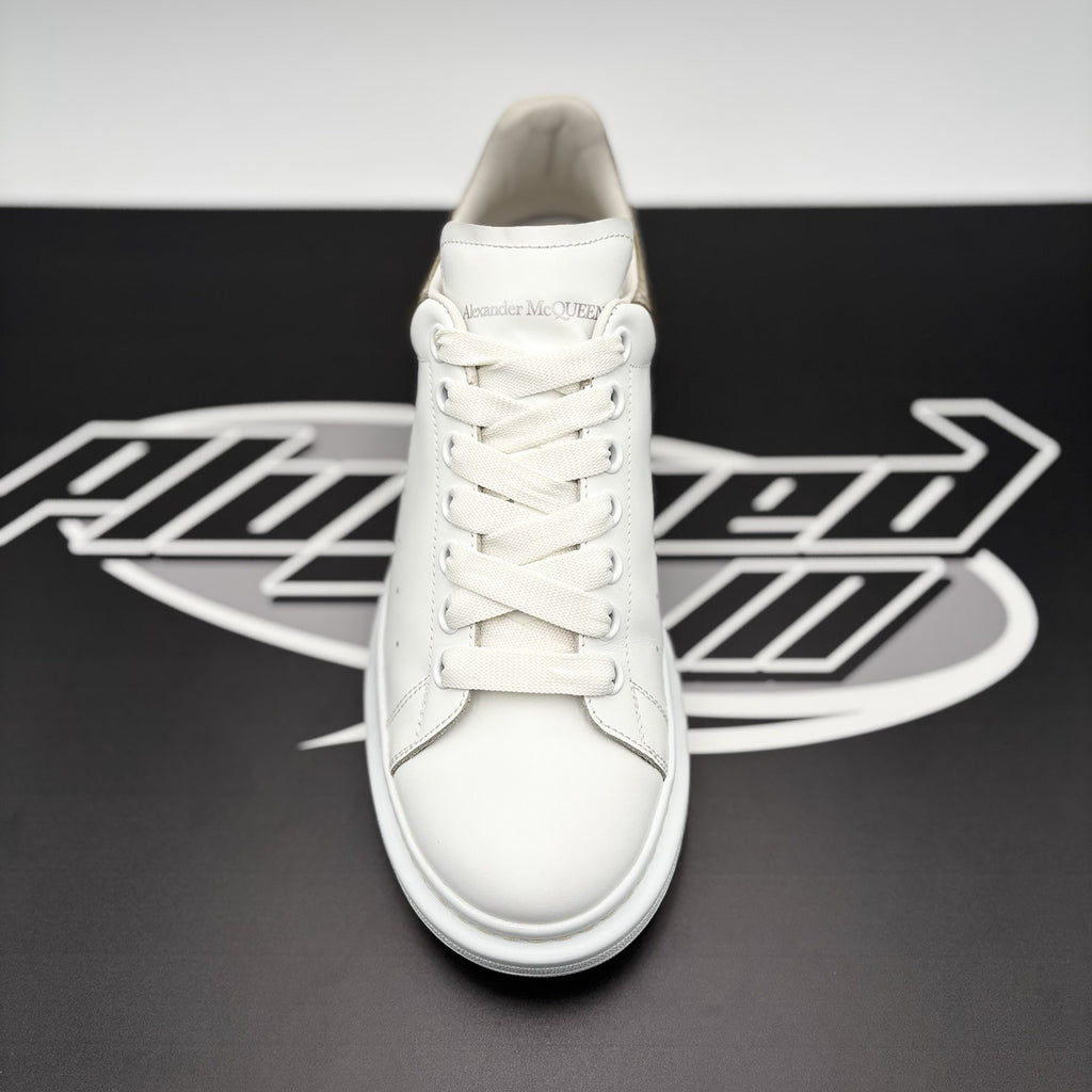 Size 41.5 (8.5 US) Alexander McQueen Oversized ' Gold Crocodile ' | GREAT COND!