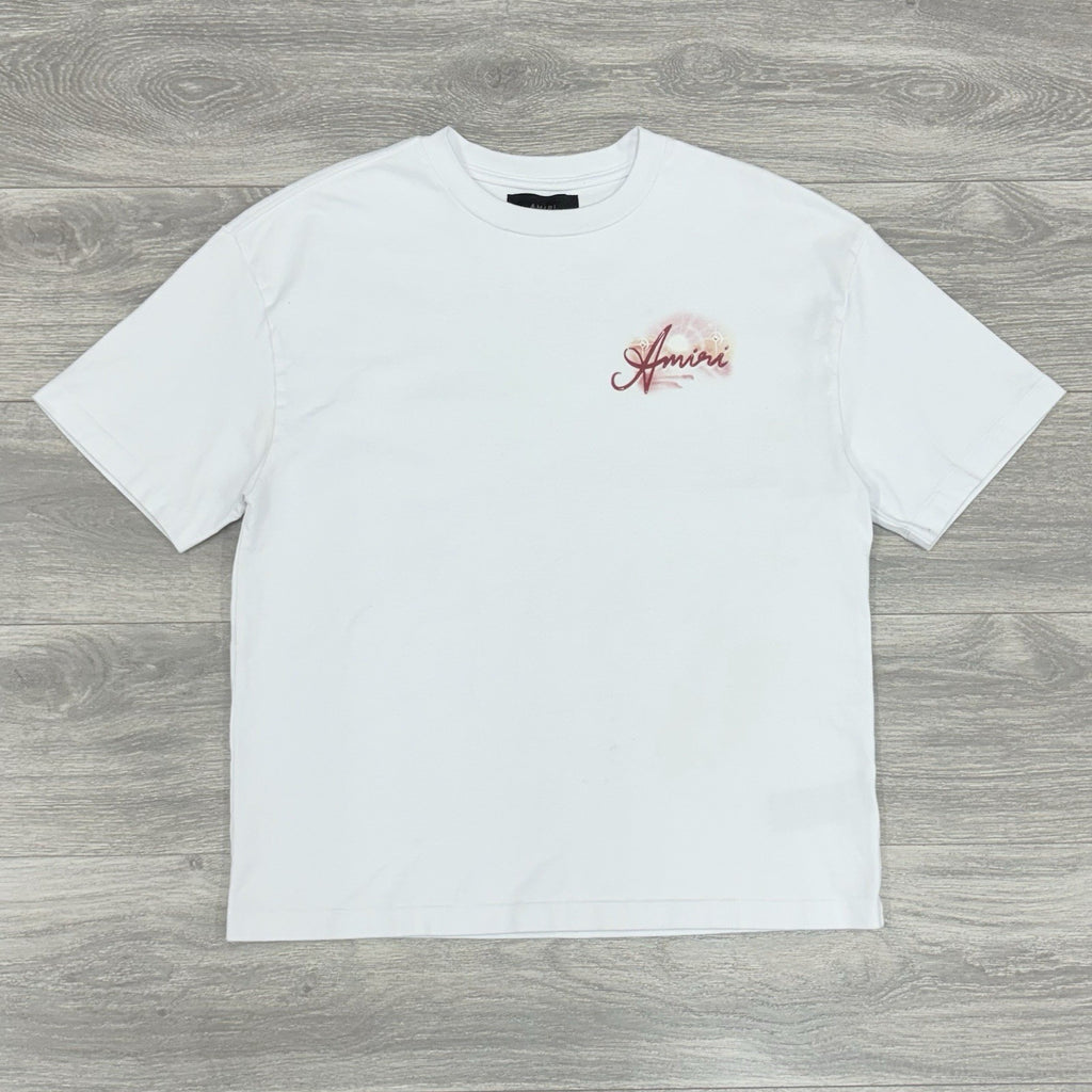 Size M - Amiri Airbrush Cotton T-Shirt ' White ' | GREAT CONDITION!
