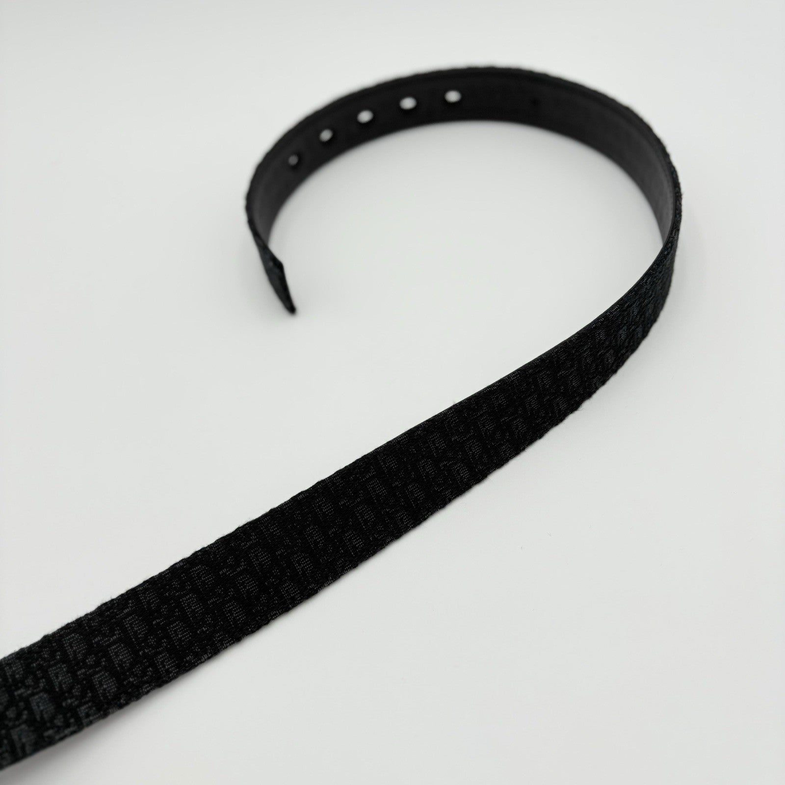 Dior Micro Oblique Jacquard Belt ' Black ' | SUPER CLEAN!