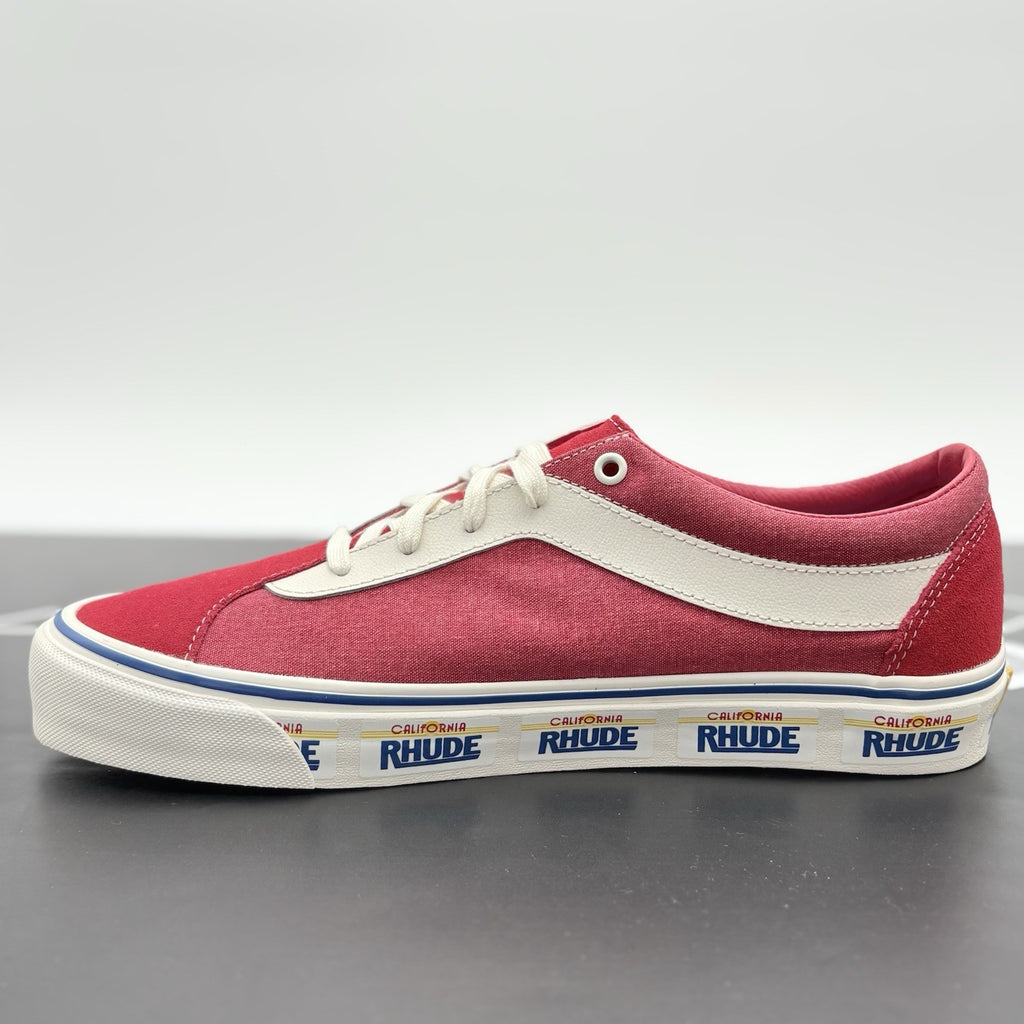 Size 11 - Rhude x Vans Bold Ni ' California Plate - Red ' | BRAND NEW!