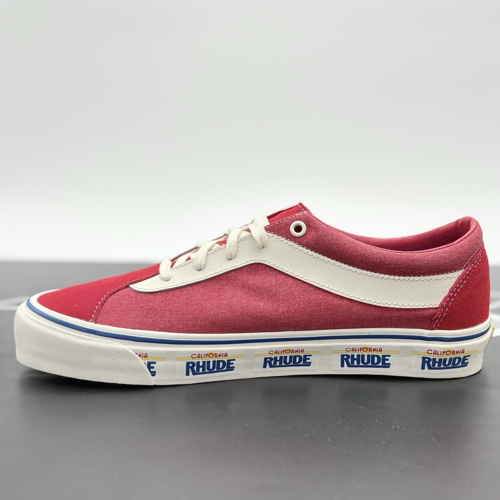 Size 11 - Rhude x Vans Bold Ni ' California Plate - Red ' | BRAND NEW!
