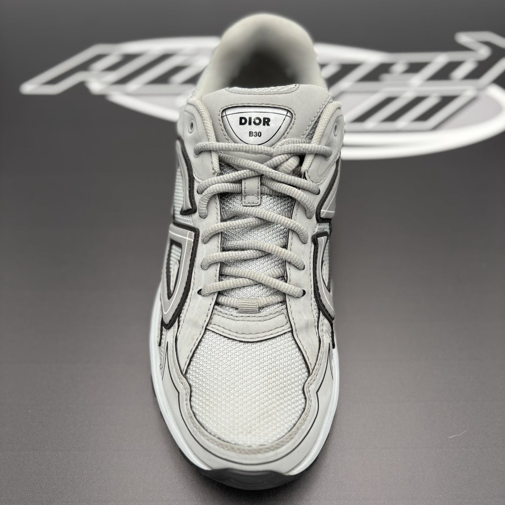Size 43 (10 US) - Dior B30 Reflective Sneaker ' Gray ' | GREAT CONDITION!