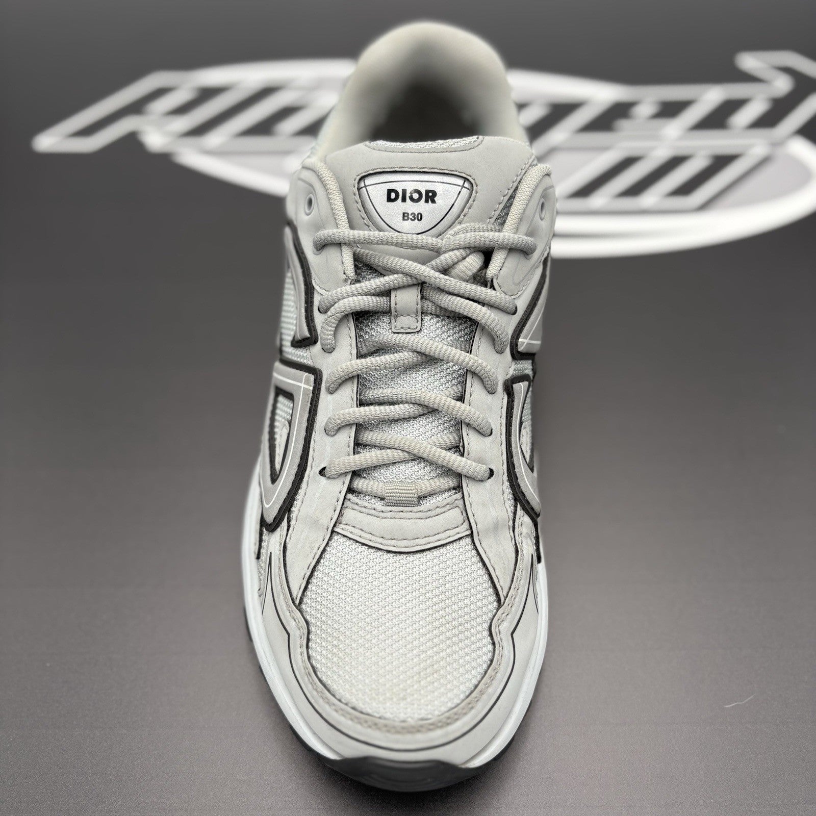 Size 43 (10 US) - Dior B30 Reflective Sneaker ' Gray ' | GREAT CONDITION!