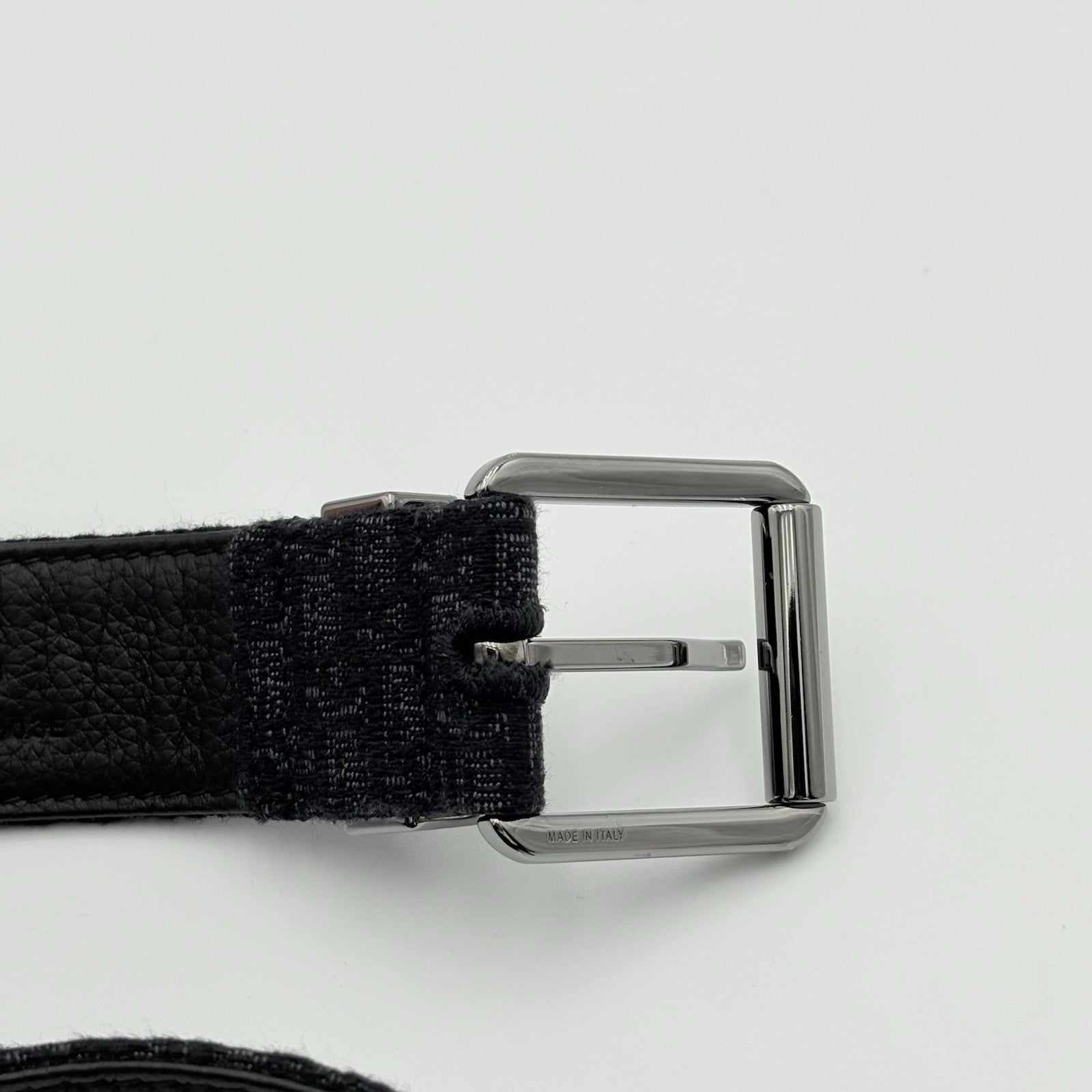 Dior Micro Oblique Jacquard Belt ' Black ' | SUPER CLEAN!