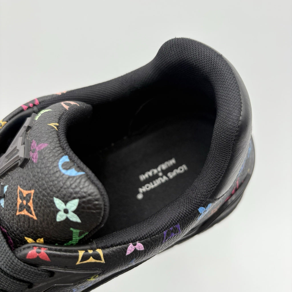 Size 8 LV (9-9.5 US) Louis Vuitton X Murakami Trainer ' Black ' | SUPER CLEAN