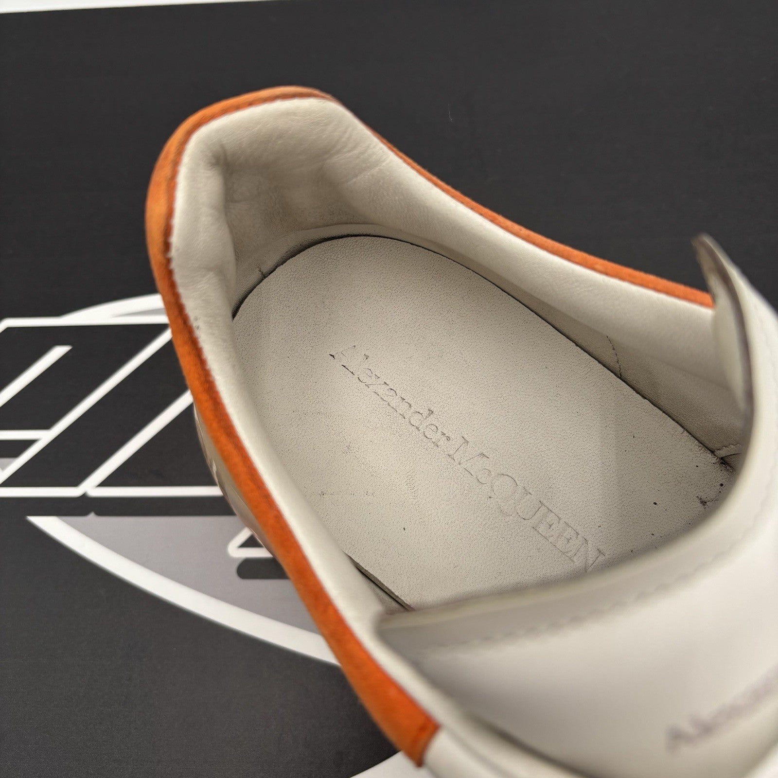 Size 43 (10 US) Alexander McQueen ' Translucent Orange ' | GREAT COND!