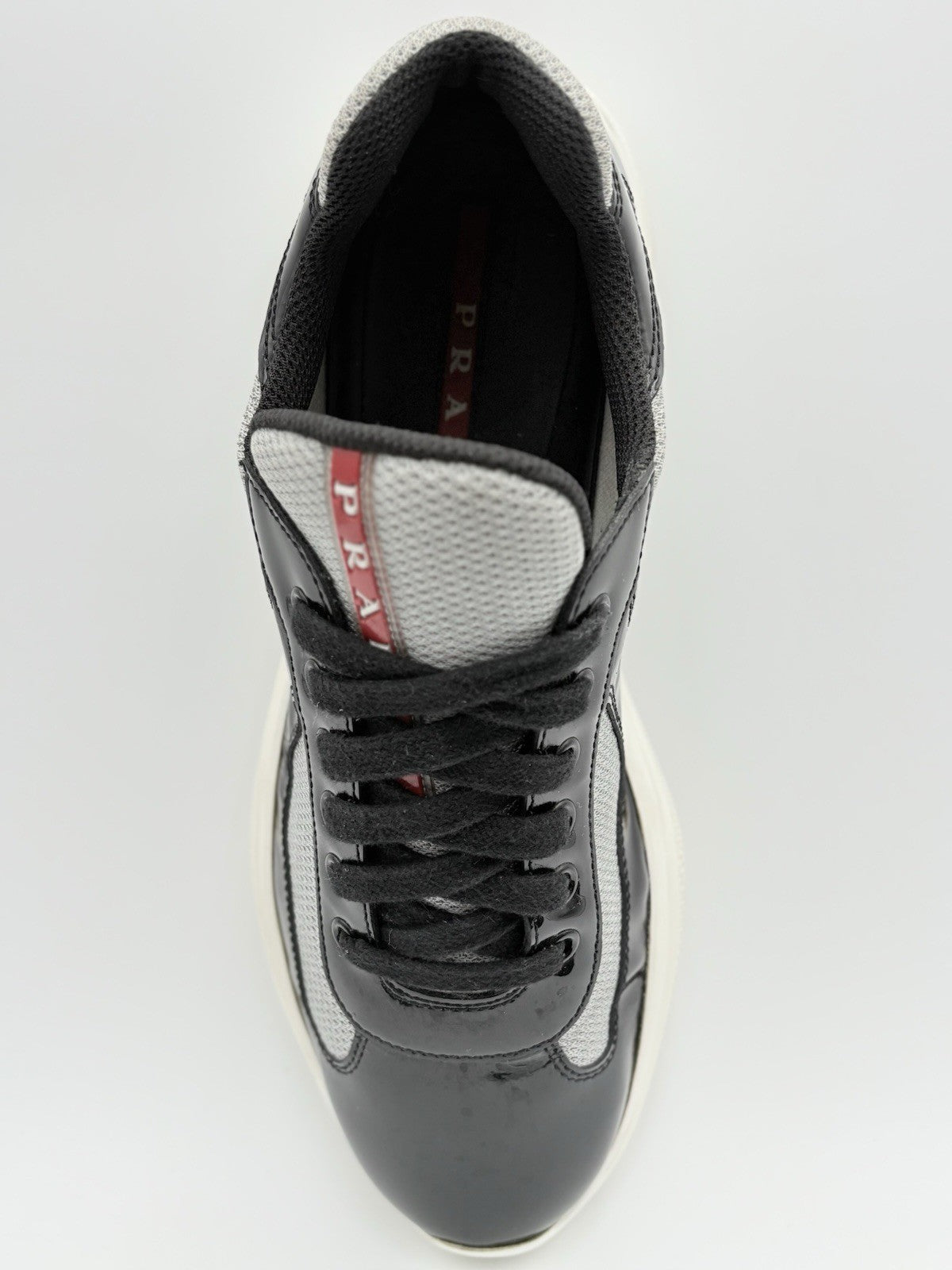 Size 6 UK (7 US) - Prada Americas Cup ' Black Grey ' | GREAT CONDITION!