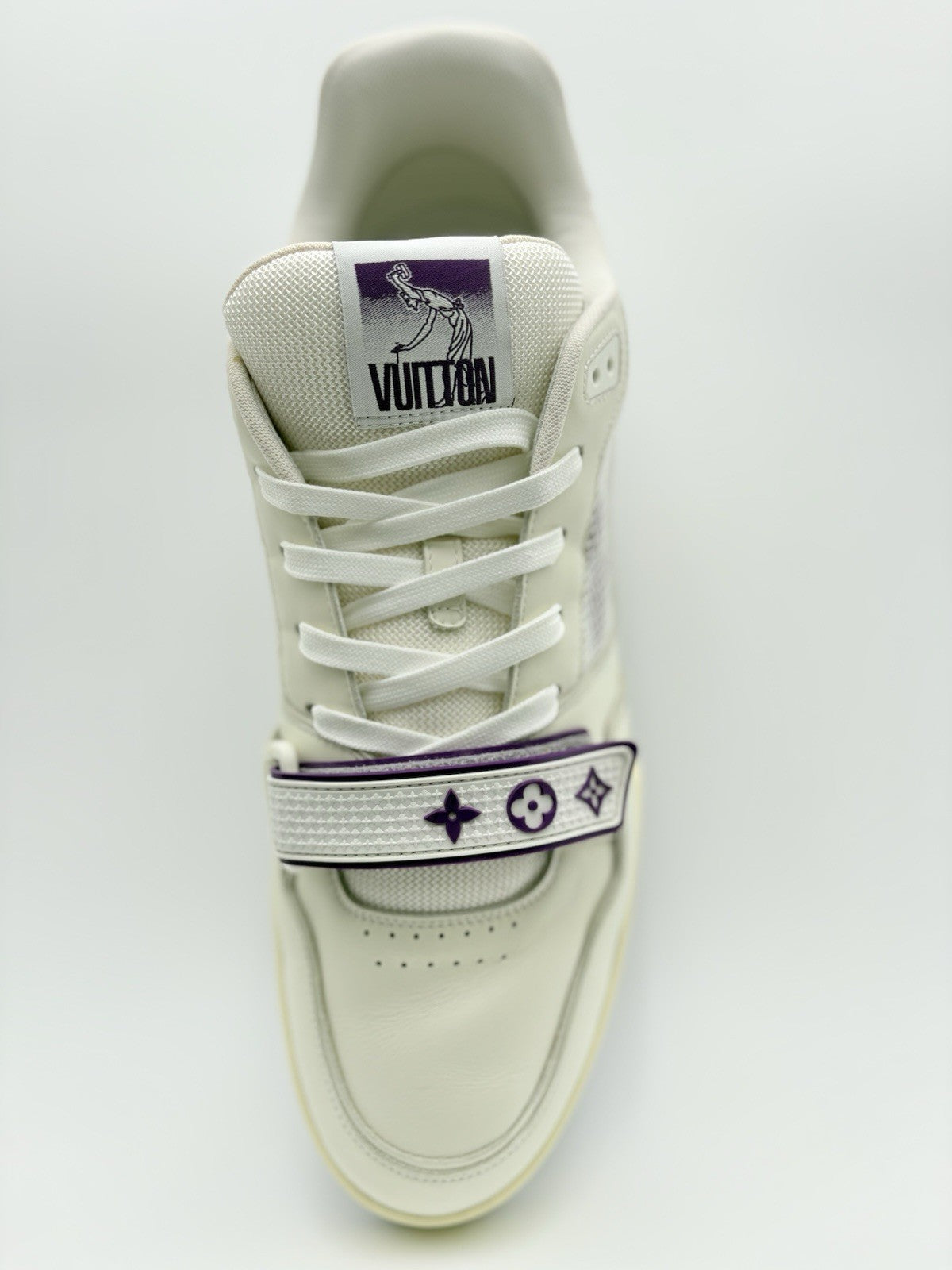 Size 12 LV (13-13.5 US) Louis Vuitton Strap Trainer ' Purple ' | SUPER CLEAN!
