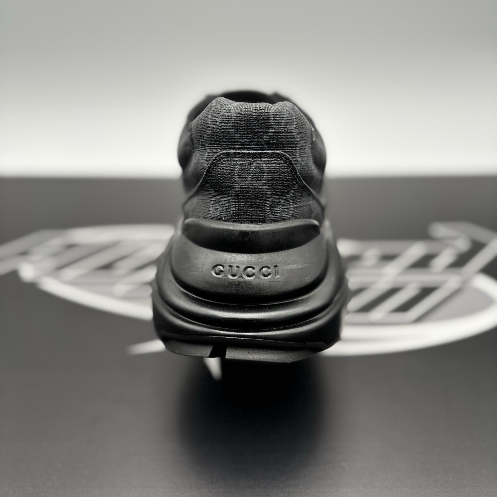 Size 10 G (10.5 US) - Gucci Rhyton ' Monogram Black ' | GREAT CONDITION!