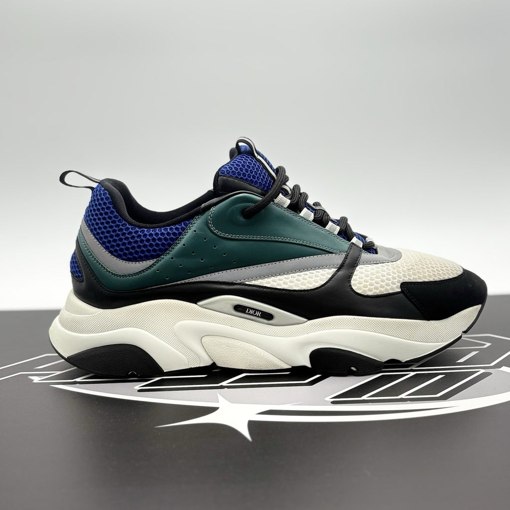 Size 50 (17 US) - Dior B22 Sneaker ' White Deep Green ' | GREAT CONDITION!