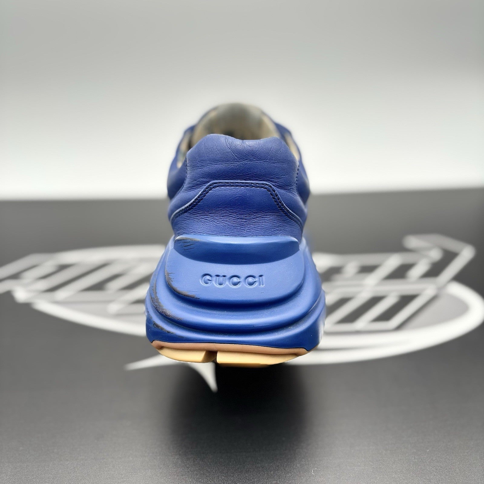 Size 8 G (8.5 US) - Gucci Rhyton MLB Edition ' New York Yankees Blue '