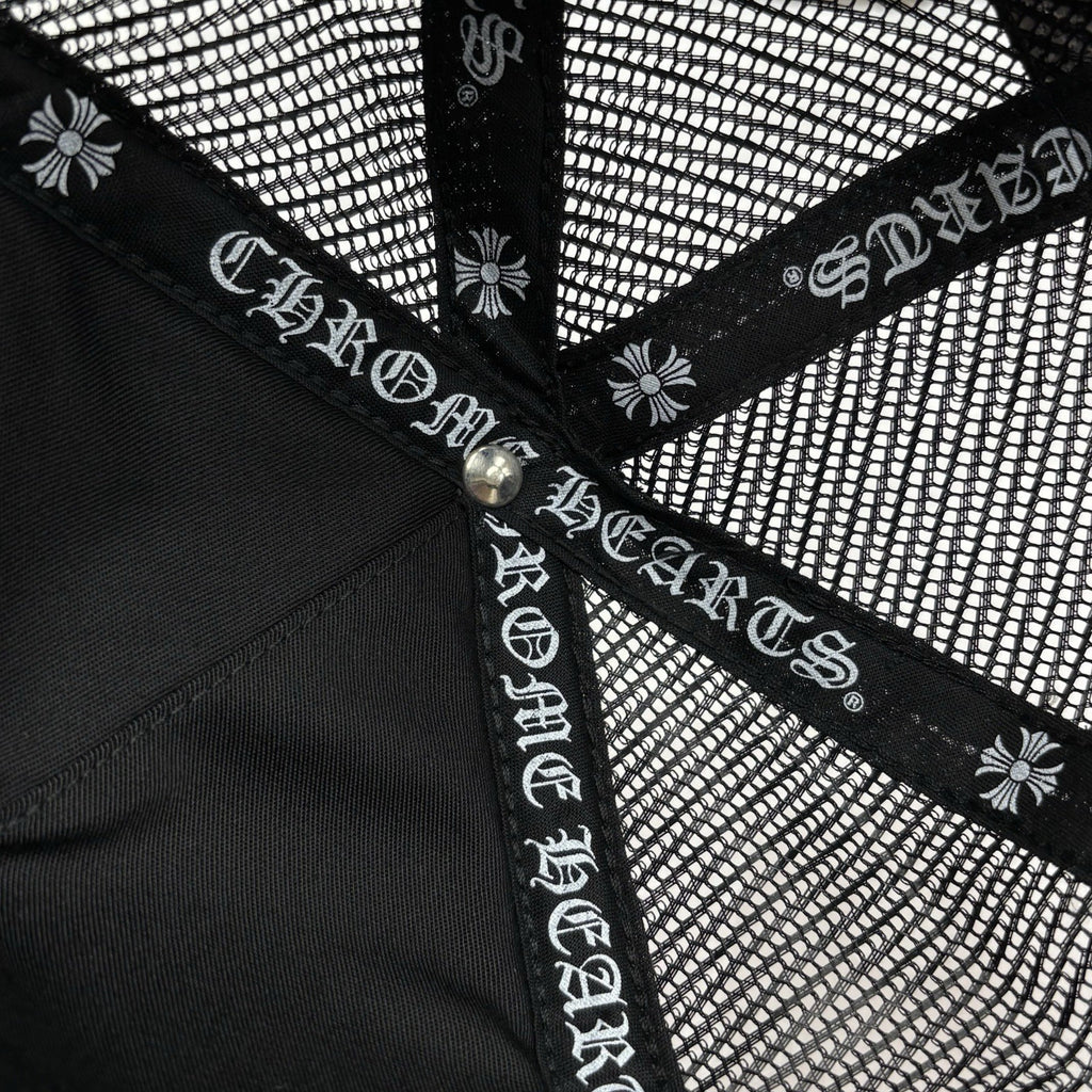 Chrome Hearts Triple Cross Cemetery Trucker Hat ' Black ' | BRAND NEW!
