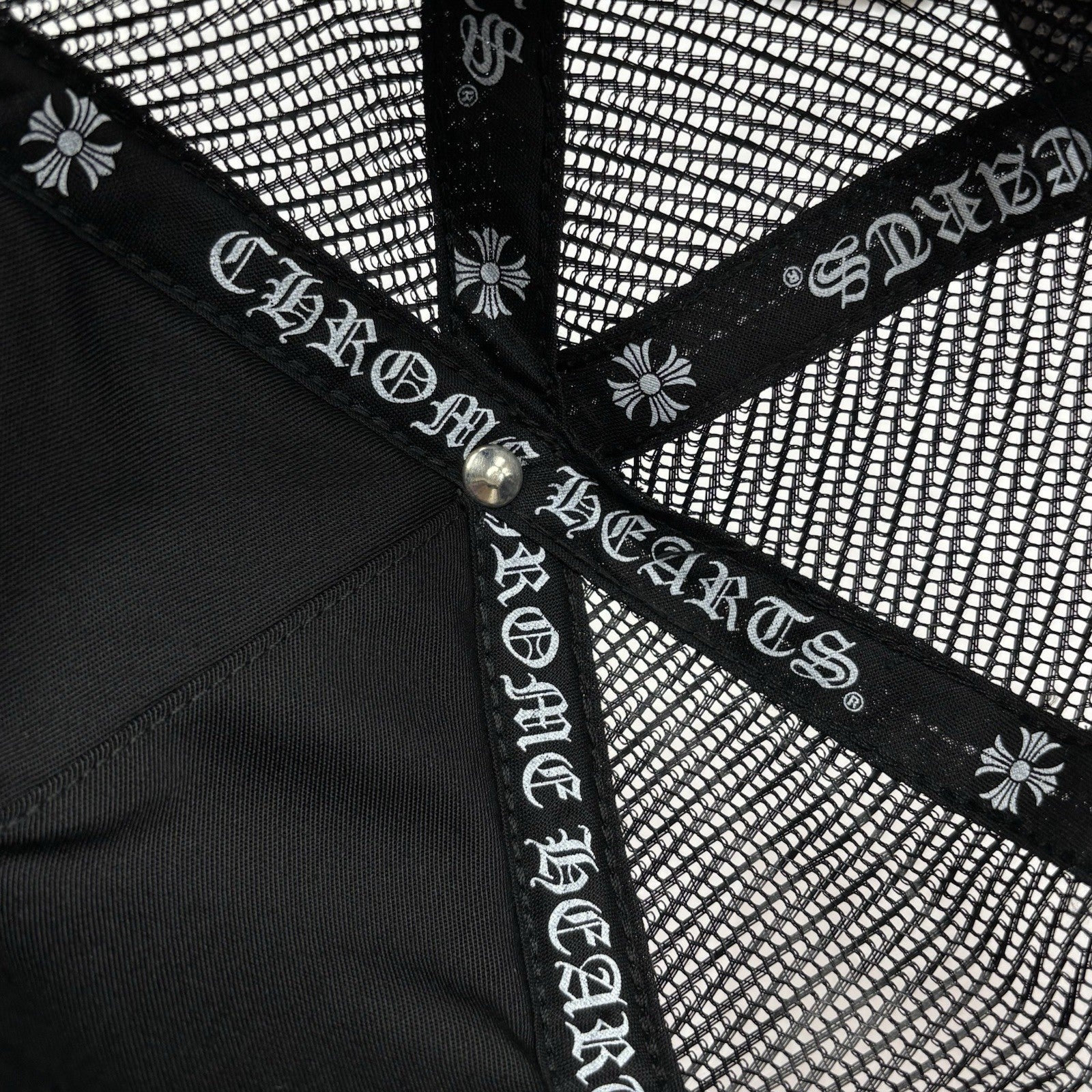 Chrome Hearts Triple Cross Cemetery Trucker Hat ' Black ' | BRAND NEW!