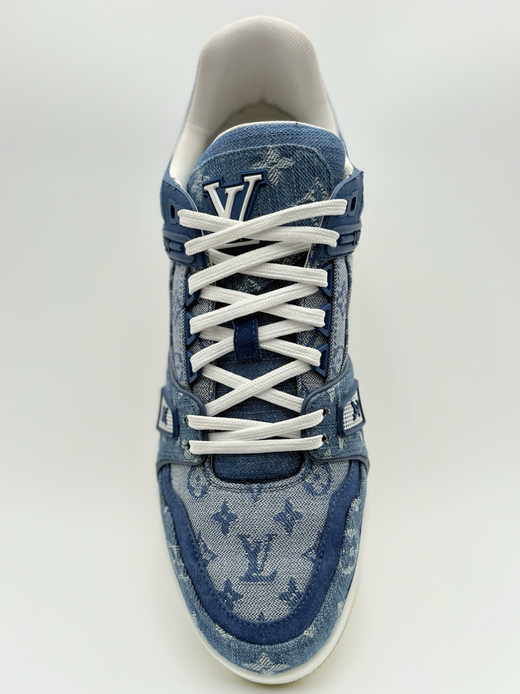Size 8 LV (9-9.5  US) - Louis Vuitton Trainer Denim | SUPER CLEAN!