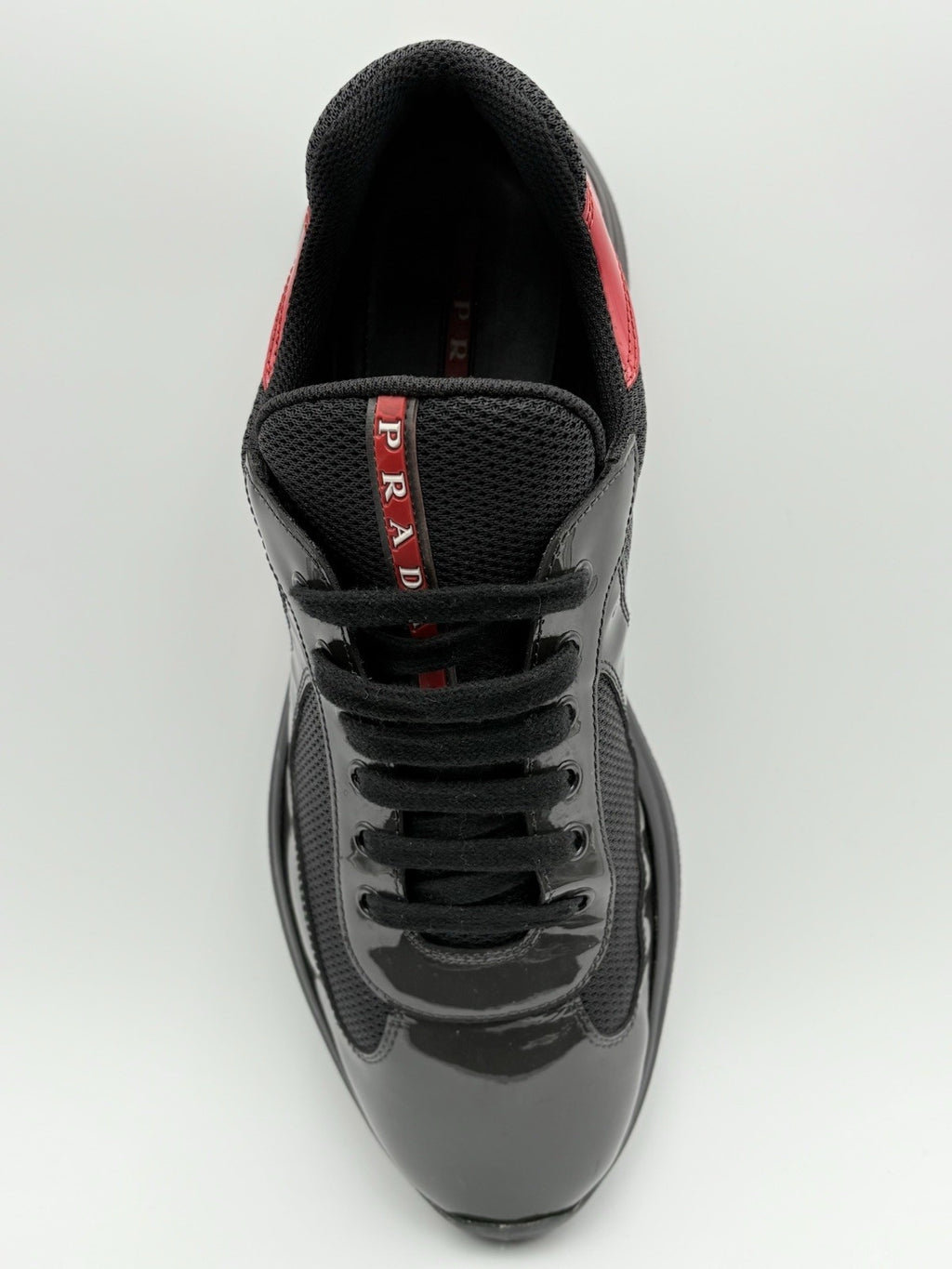 Size 10 UK (11 US) - Prada Americas Cup ' Anthracite Red ' | EXCELLENT CONDITION
